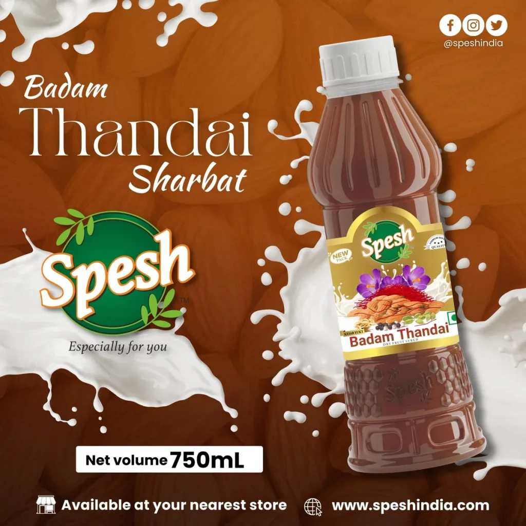 Badam Thandai Milkshake